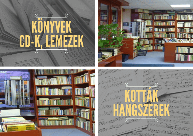 Kottafutár, könyv és hangszer