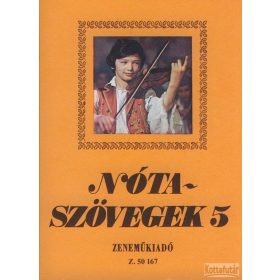 Nótaszövegek 5.