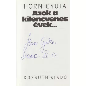 Azok a kilencvenes évek...(aláírt)