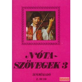 Nótaszövegek 3.