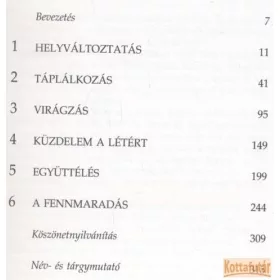 A növények magánélete