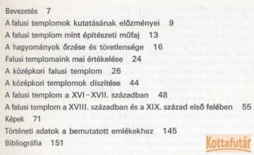 Magyar falusi templomok