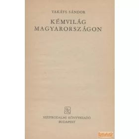 Kémvilág Magyarországon