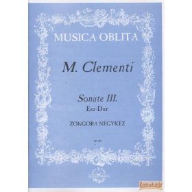 Sonate III. Esz-dúr - Zongora négykéz