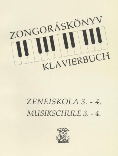Zongoráskönyv 3-4.