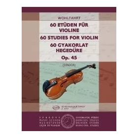 60 gyakorlat hegedűre Op. 45