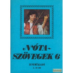 Nótaszövegek 6.