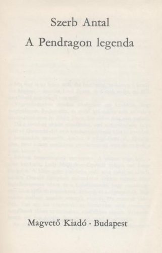 A Pendragon legenda