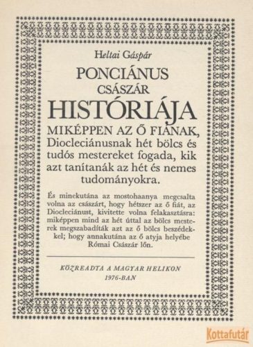 Ponciánus császár históriája