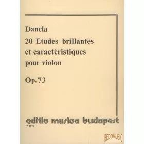 20 études brillantes et caractéristiques
