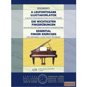   A legfontosabb ujjgyakorlatok a biztos zongoratechnika elsajátítására