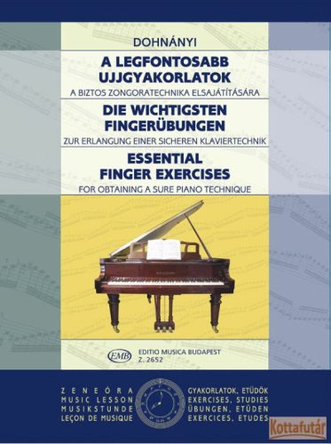 A legfontosabb ujjgyakorlatok a biztos zongoratechnika elsajátítására