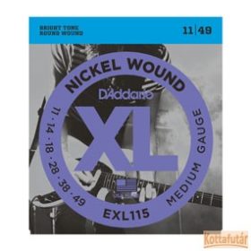 D'Addario EXL115 húrgarnitúra elektromos gitárhoz