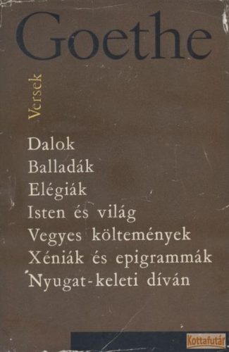 Goethe válogatott művei I-V.