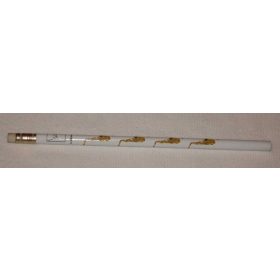 Grafitceruza, radíros végű, szaxofonos mintával