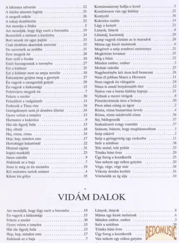 Lakodalmas nóták és köszöntők 3.