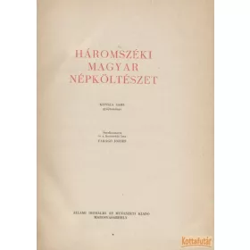 Háromszéki magyar népköltészet