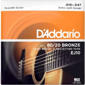 D'Addario EJ10 húrgarnitúra akusztikus gitárhoz