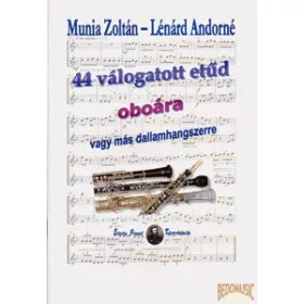 44 válogatott etűd oboára vagy más dallamhangszerre