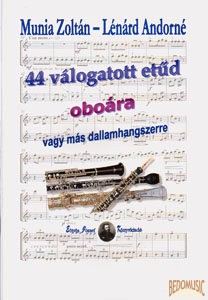 44 válogatott etűd oboára vagy más dallamhangszerre