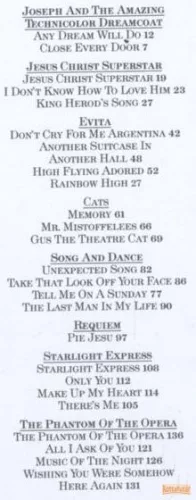 The Andrew Lloyd Webber Anthology