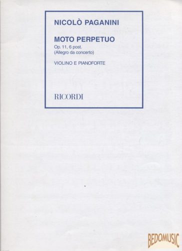 Moto Perpetuo Op. 11. 6 post.
