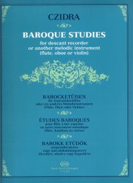 Barokk etűdök szopránfurulyára vagy más dallamhangszerre (fuvolára, oboára vagy hegedűre)