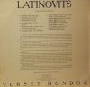 LATINOVITS ZOLTÁN - Verset mondok (LP)