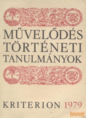 Művelődéstörténeti tanulmányok 1979