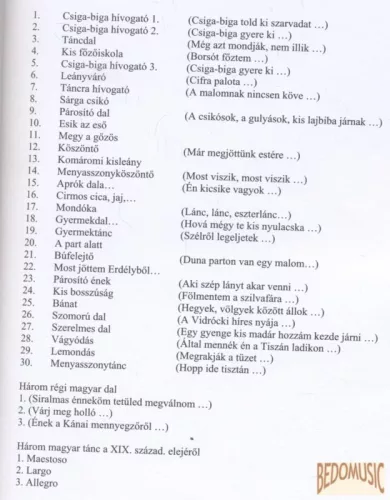 Magyar gyermek- és népdalfeldolgozások gitárra