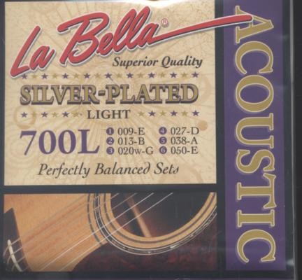 La Bella 700L húrgarnitúra akusztikus gitárhoz