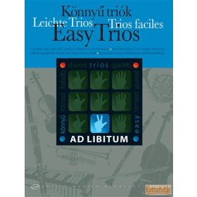   Könnyű triók választható hangszerösszeállítással partitúra és szólamok