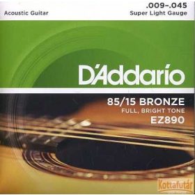D'Addario EZ890 húrkészlet akusztikus gitárhoz