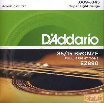 D'Addario EZ890 húrkészlet akusztikus gitárhoz