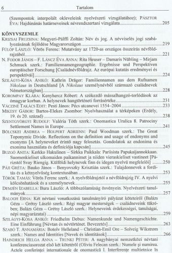 Névtani Értesítő 36.