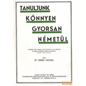 Tanuljunk könnyen gyorsan németül