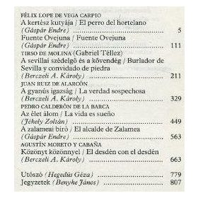 Klasszikus spanyol drámák