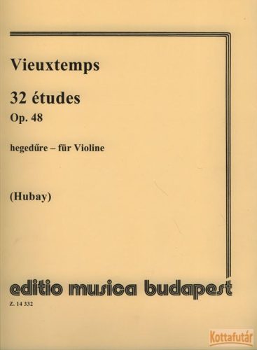 32 études Op. 48 hegedűre