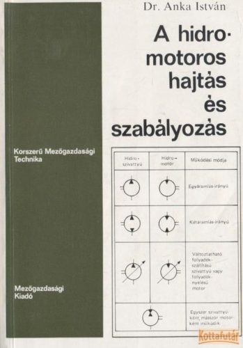 A hidromotoros hajtás és szabályozás