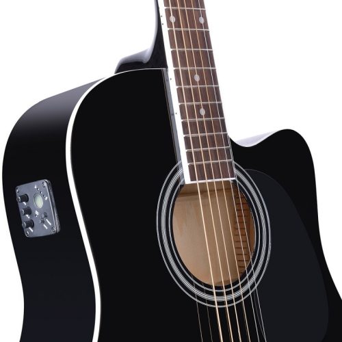 Soundsation Yellowstone-DNCE-BK Dreadnought Cutaway elektroakusztikus gitár