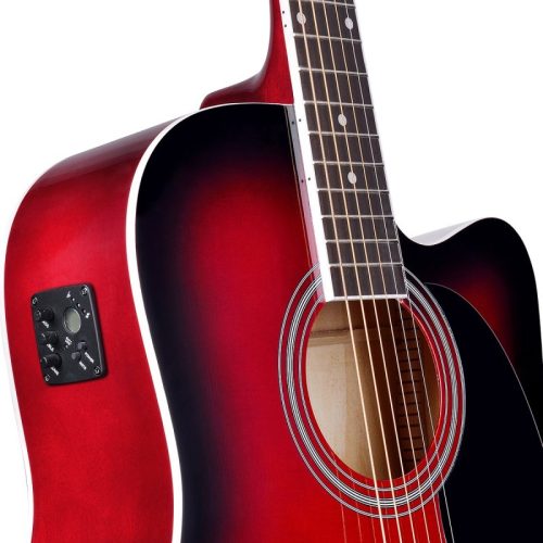 Soundsation Yellowstone-DNCE-RDS Dreadnought Cutaway elektroakusztikus gitár