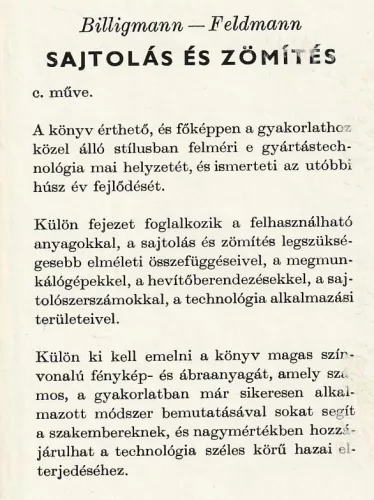 Sajtolás és zömítés