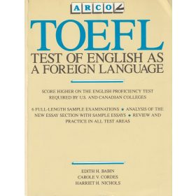 TOEFL test of english as a foreign language