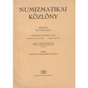 Numizmatikai Közlöny LXXII-LXXIII. évfolyam
