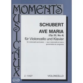 Ave Maria (Op. 52, No. 4) gordonkára és zongorára