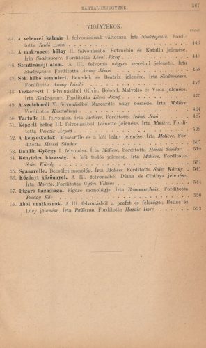 Szemelvények drámai művekből