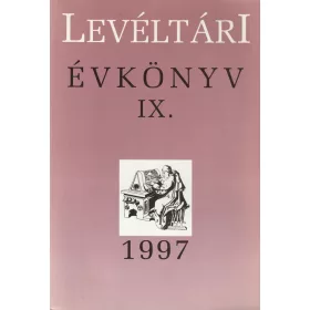Levéltári évkönyv IX.