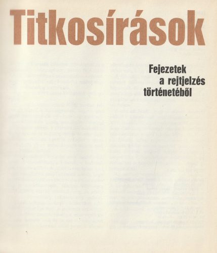 Titkosírások