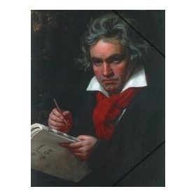 Beethoven borítós gumis mappa