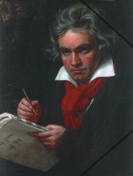 Beethoven borítós gumis mappa